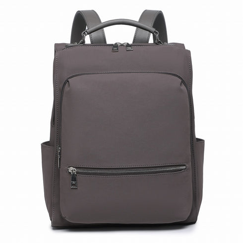 撥水スクエア型 収納ポケット多数 リュックサック 17-1230