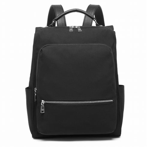 撥水スクエア型 収納ポケット多数 リュックサック 17-1230