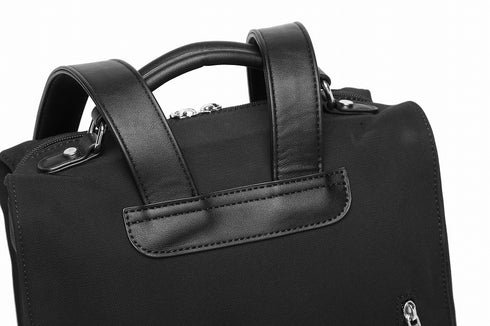 撥水スクエア型 収納ポケット多数 リュックサック 17-1230