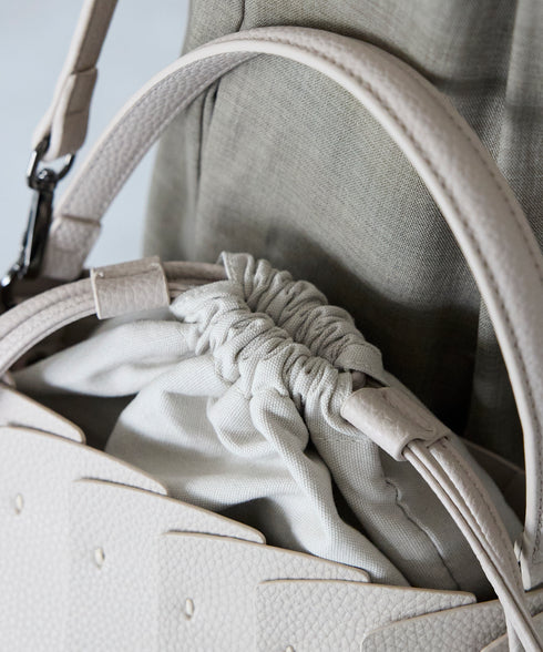 【ショップチャンネルOA商品】プリーツ バケツ型 2WAY ショルダーバッグ 巾着 17-1202