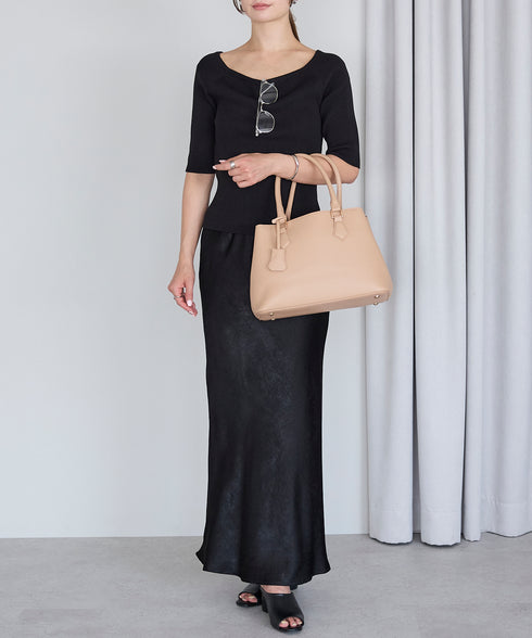 トートバッグ 2WAY ショルダーバッグ キーチャーム付き 17-1219