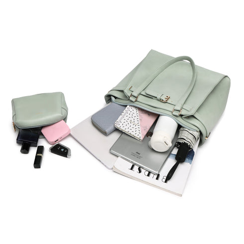 ベルトデザイントートバッグポーチセット 17-0971