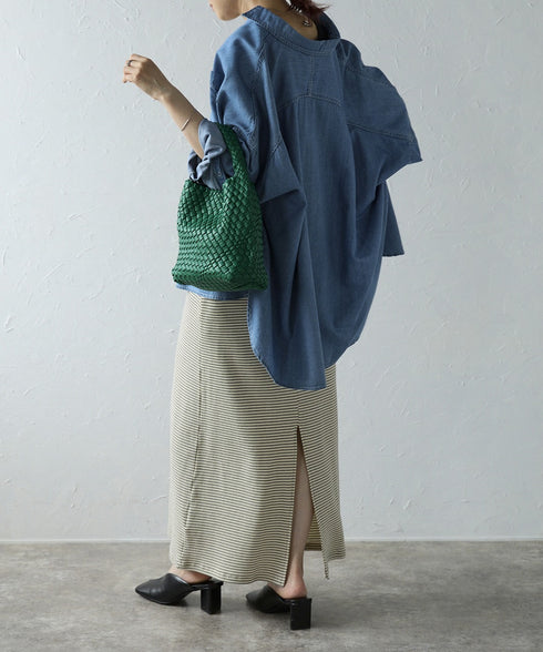 【ショップチャンネルOA商品】編込みメッシュミニトートバッグ ポーチセット 17-1161