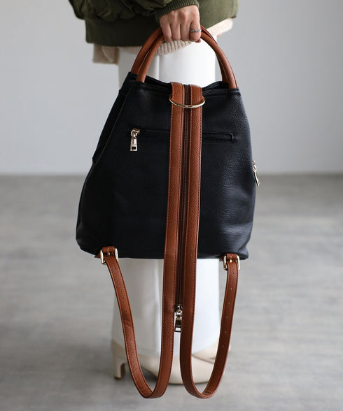 【guscio人気・ショップチャンネルOA商品】3WAYリュックサック 12-0406