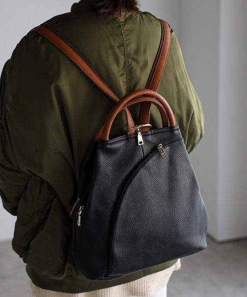 【guscio人気・ショップチャンネルOA商品】3WAYリュックサック 12-0406