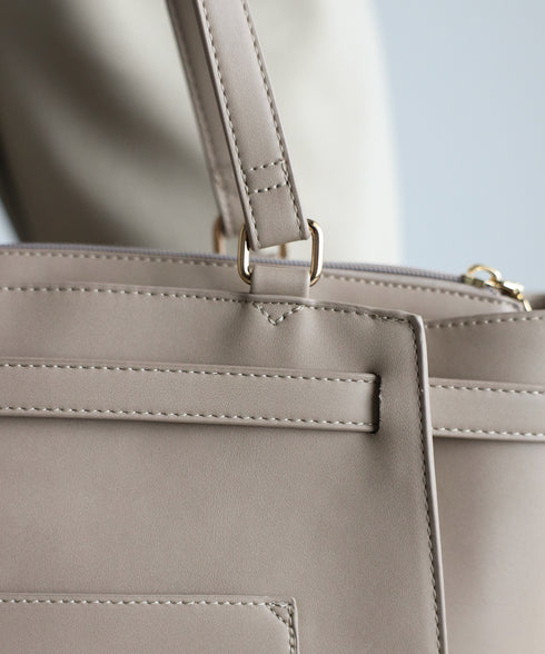 ベルトデザイントートバッグポーチセット 17-0971