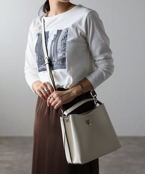 【雑誌掲載】2WAYワンハンドルバッグ 12-1122