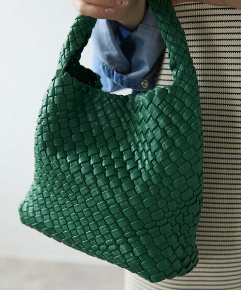 【ショップチャンネルOA商品】編込みメッシュミニトートバッグ ポーチセット 17-1161