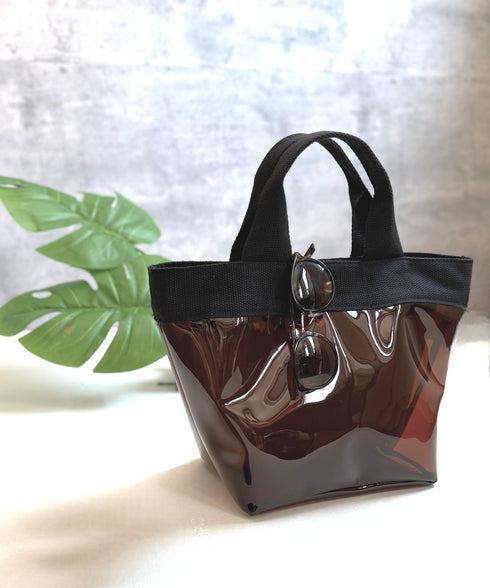 クリアトート PVC クリアバッグ インバッグ付き 12-1189