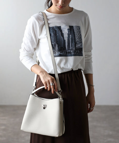 【雑誌掲載】2WAYワンハンドルバッグ 12-1122