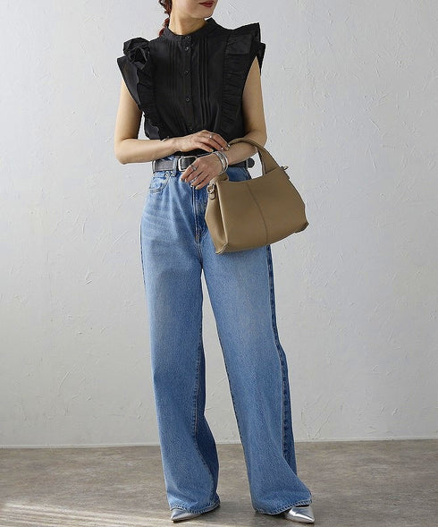 【ショップチャンネルOA商品】レザー 軽量 2WAY ハンドバッグ 18-1195