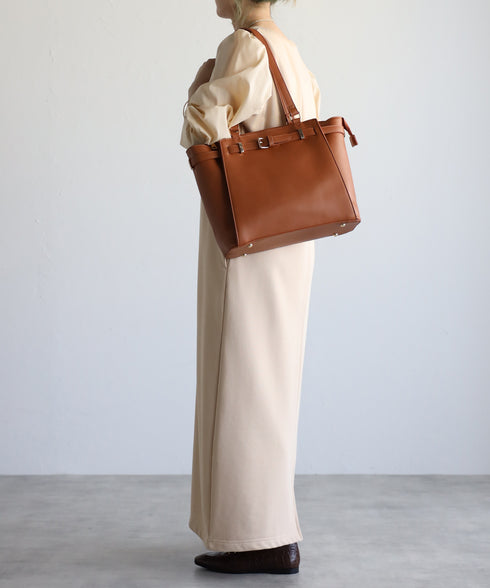 ベルトデザイントートバッグポーチセット 17-0971