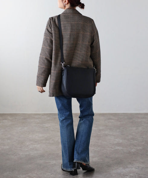 レザーショルダーバッグ 18‐1142