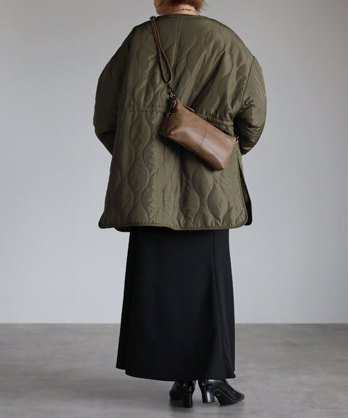 タッセル付きレザーショルダーバッグ 18-0429