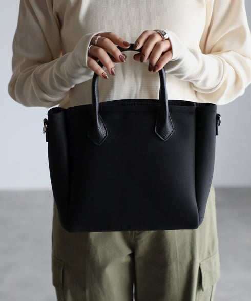 【雑誌掲載】2WAYネオプレーントートバッグ 12-1087