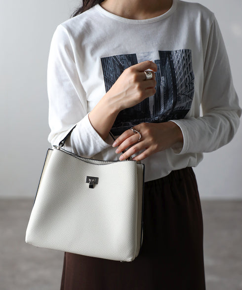 【雑誌掲載】2WAYワンハンドルバッグ 12-1122