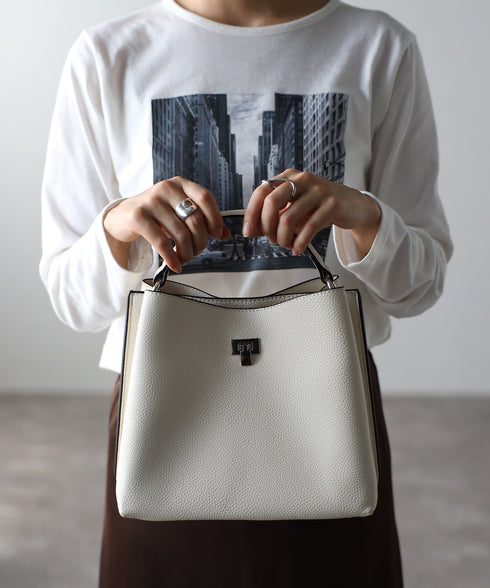 【雑誌掲載】2WAYワンハンドルバッグ 12-1122