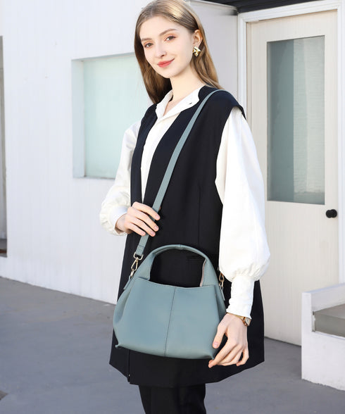 【ショップチャンネルOA商品】レザー 軽量 2WAY ハンドバッグ 18-1195