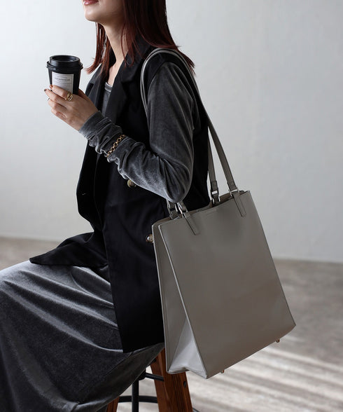 ダブルハンドルA4トートバッグ 12-1175