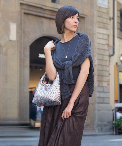 【ショップチャンネルOA商品】編込みメッシュミニトートバッグ ポーチセット 17-1161