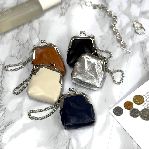 レザーがま口コインケース 14-9340