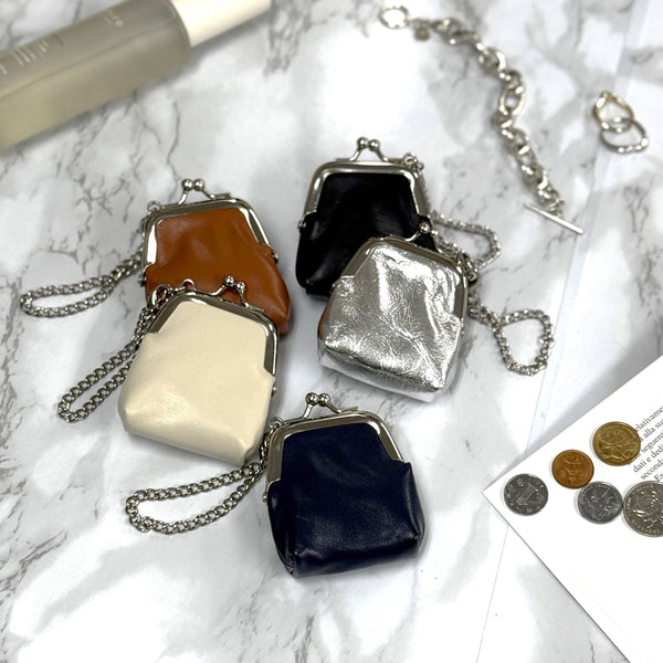 レザーがま口コインケース 14-9340