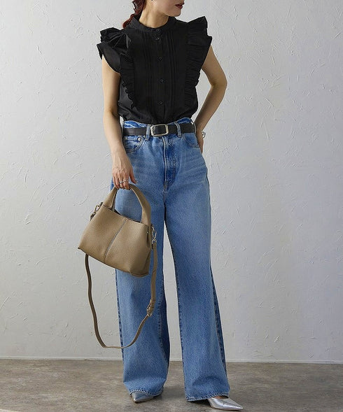 【ショップチャンネルOA商品】レザー 軽量 2WAY ハンドバッグ 18-1195