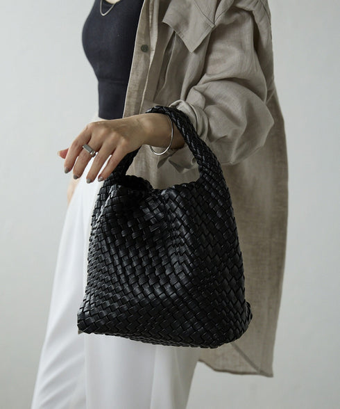 【ショップチャンネルOA商品】編込みメッシュミニトートバッグ ポーチセット 17-1161