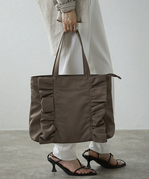 【ショップチャンネルOA商品】A4フリルトートバッグ 12-1159