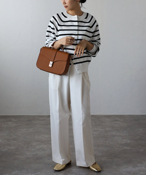 2WAYレザーショルダーハンドバッグ 18-1097