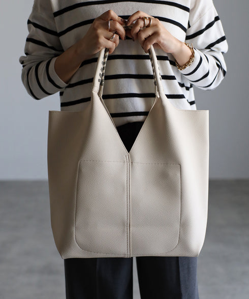 トライアングルカットトートバッグ 12-1058