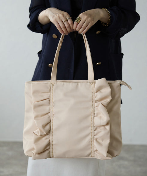 【ショップチャンネルOA商品】A4フリルトートバッグ 12-1159