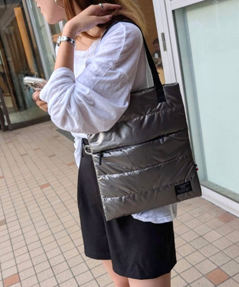 【ショップチャンネルOA商品】キルティング A4 トートバッグ ダウン風 12-1222