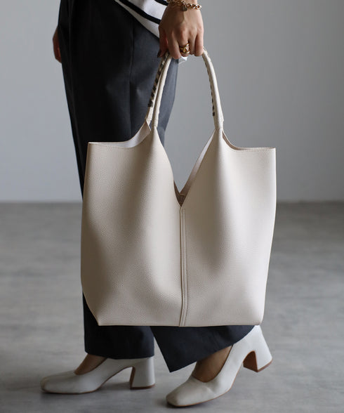 トライアングルカットトートバッグ 12-1058