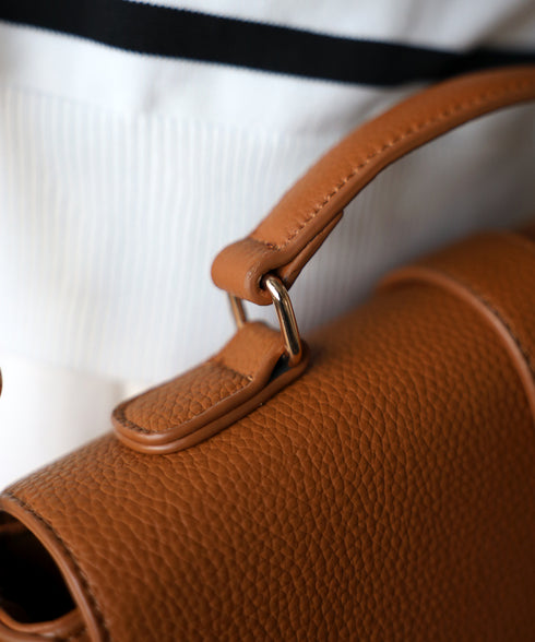 2WAYレザーショルダーハンドバッグ 18-1097