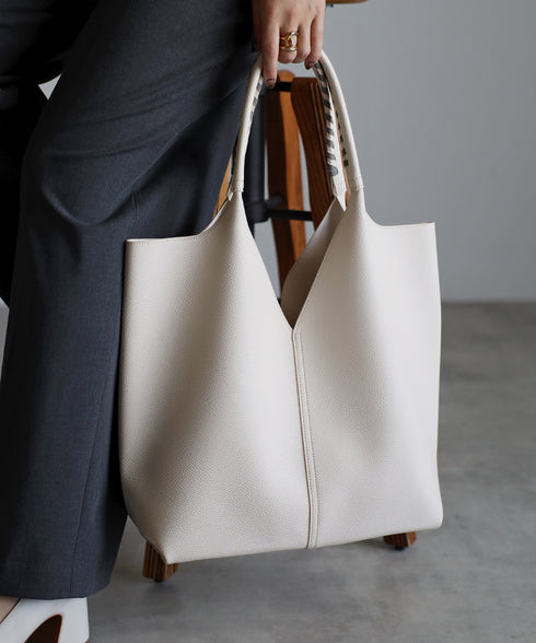 トライアングルカットトートバッグ 12-1058