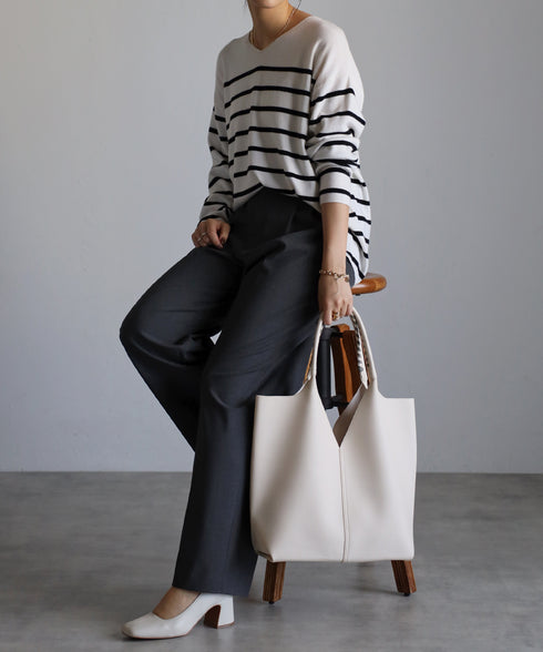 トライアングルカットトートバッグ 12-1058