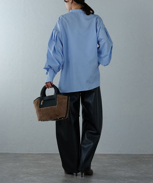 ファーハンドバッグ 12-1179