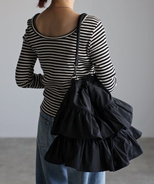 2WAYフリルショルダーバッグ 12-1134