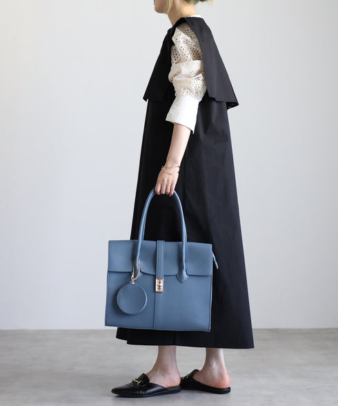 【雑誌掲載・人気商品】エレガンストートバッグ 丸ポーチ付き 17-0994