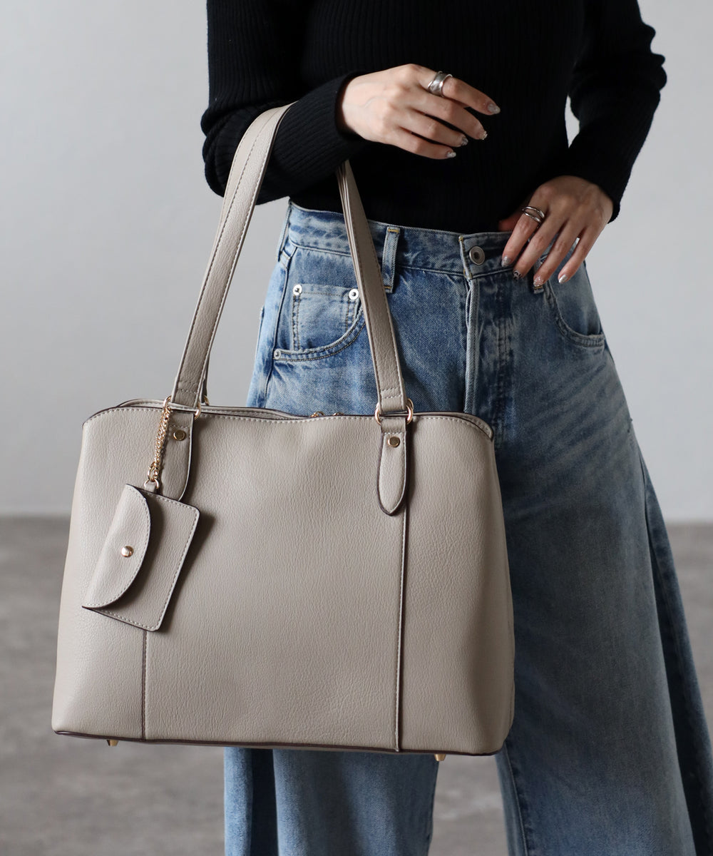 極美品 フォクシー トートバッグ 花より男子 コラボ パスケース付き A4収納可 23AW 花より男子 コラボ School Girl Tote バッグ パスケース付き