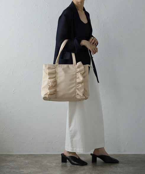 【ショップチャンネルOA商品】A4フリルトートバッグ 12-1159