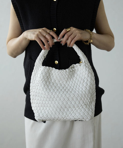 【ショップチャンネルOA商品】編込みメッシュミニトートバッグ ポーチセット 17-1161