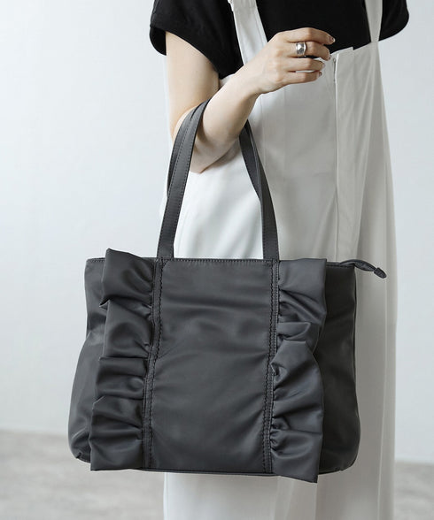 【ショップチャンネルOA商品】撥水A4フリルトートバッグ 12-1159