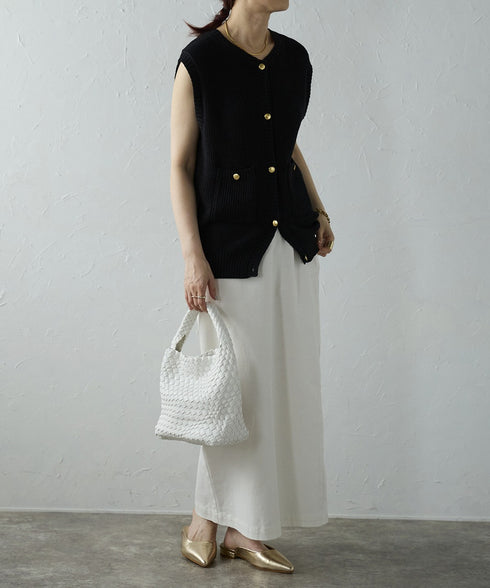 【ショップチャンネルOA商品】編込みメッシュミニトートバッグ ポーチセット 17-1161