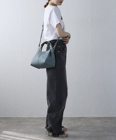 【ショップチャンネルOA商品】レザー 軽量 2WAY ハンドバッグ 18-1195