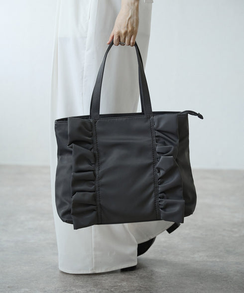 【ショップチャンネルOA商品】A4フリルトートバッグ 12-1159