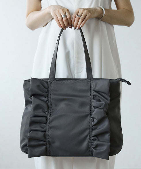 【ショップチャンネルOA商品】A4フリルトートバッグ 12-1159