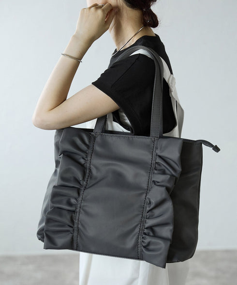 【ショップチャンネルOA商品】A4フリルトートバッグ 12-1159