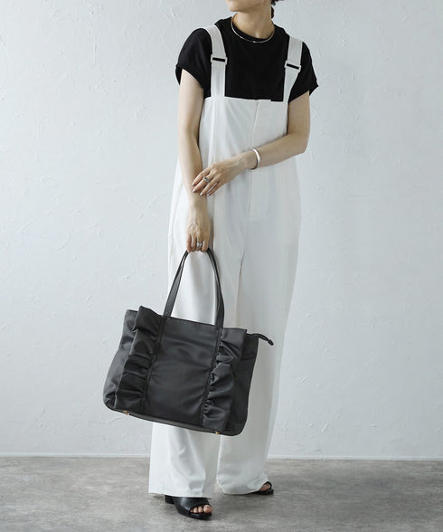 【ショップチャンネルOA商品】A4フリルトートバッグ 12-1159